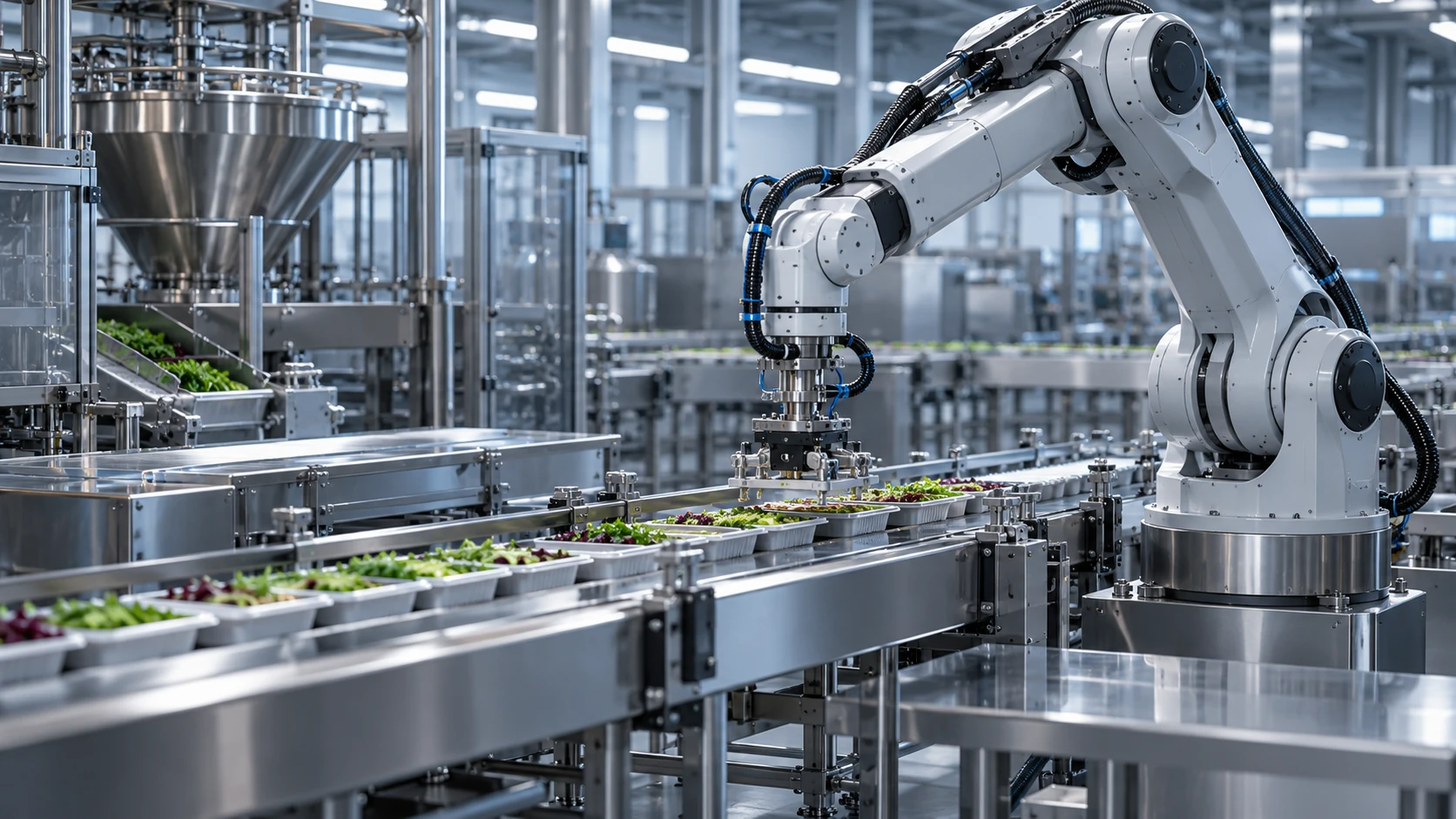 Endüstriyel üretimde otomasyon ve robotik kol